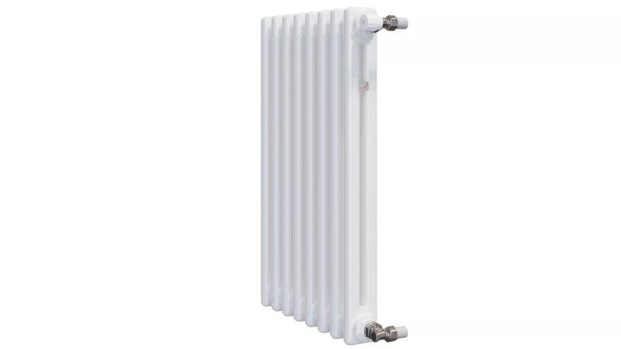 Стальной трубчатый радиатор 2-колончатый Zehnder Charleston Completto 2056/28/V001/RAL 9016