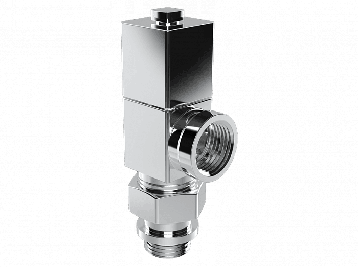 Ручной регулировки вентиль Royal Thermo хром, ручка куб 1/2