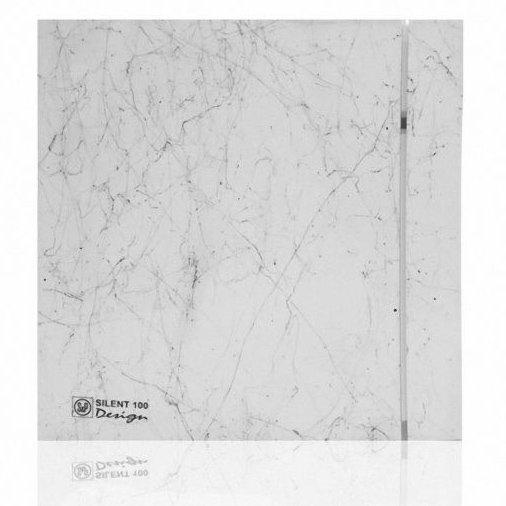 Вытяжка для ванной диаметр 100 мм Soler & Palau SILENT-100 CZ MARBLE WHITE DESIGN 4C