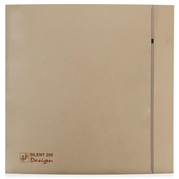 Вытяжка для ванной диаметр 120 мм Soler & Palau SILENT-200 CZ CHAMPAGNE DESIGN 4C